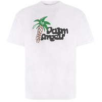 Palm Angels Mens Pmaa001E23Jer0130110 T Shirt White