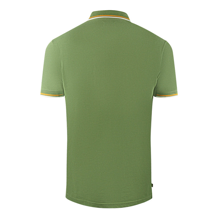 Aquascutum Mens Po002 06 Polo Shirt Army Green