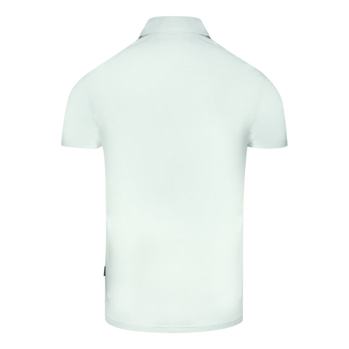Aquascutum Mens Qmp020 01 Polo Shirt White
