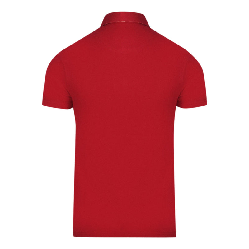 Aquascutum Mens Qmp026 32 Polo Shirt Red