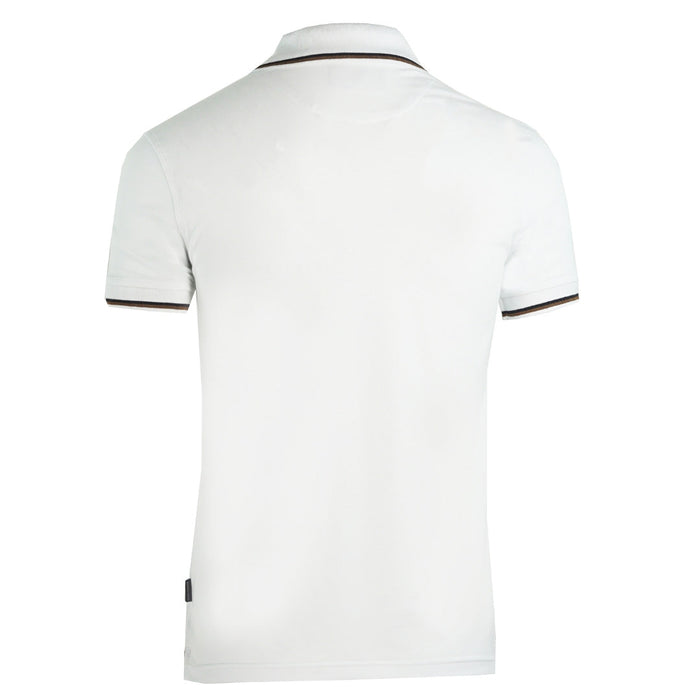 Aquascutum Mens Polo Shirt Qmp028 01 White