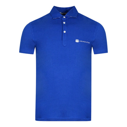 Aquascutum QMP040 81 Blue Polo Shirt