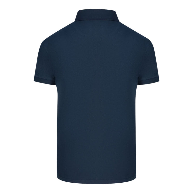 Aquascutum Mens Qmp050 85 Polo Shirt Navy