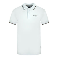 Aquascutum Mens Qmp051 01 Polo Shirt White