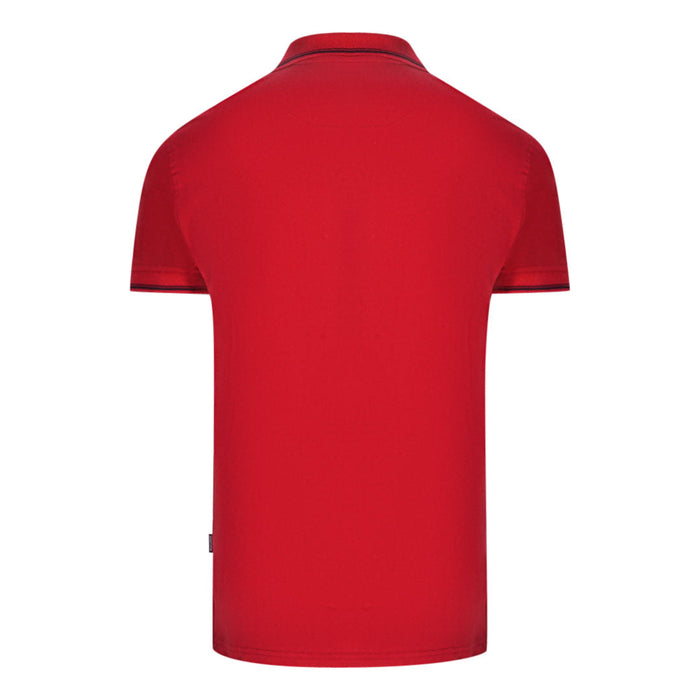 Aquascutum Mens Qmp052 52 Polo Shirt Red