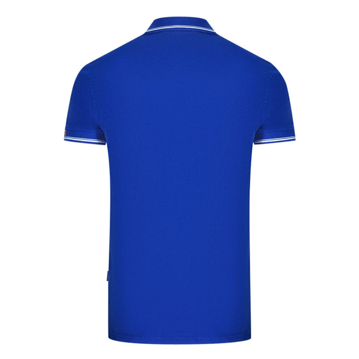 Aquascutum Mens Qmp052 81 Polo Shirt Blue