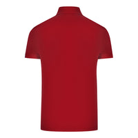 Aquascutum Mens Qmp053 52 Polo Shirt Red