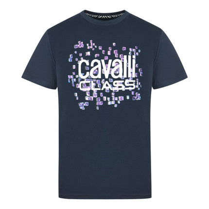 Cavalli Class QXT61U JD060 04926 Navy T-Shirt