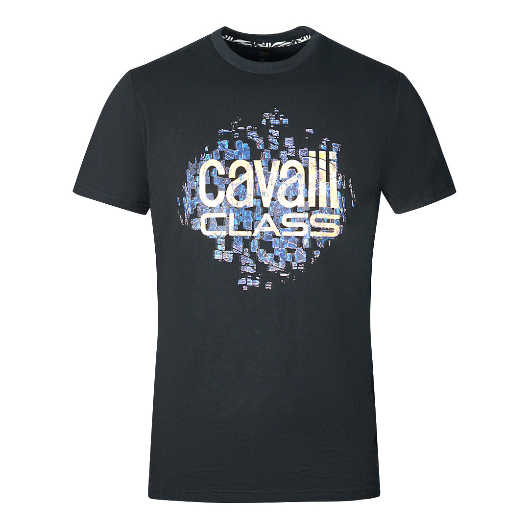 Cavalli Class Mens Qxt61X Jd060 05051 T Shirt Black