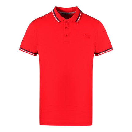 Cavalli Class QXT64S KB002 02000 Red Polo Shirt
