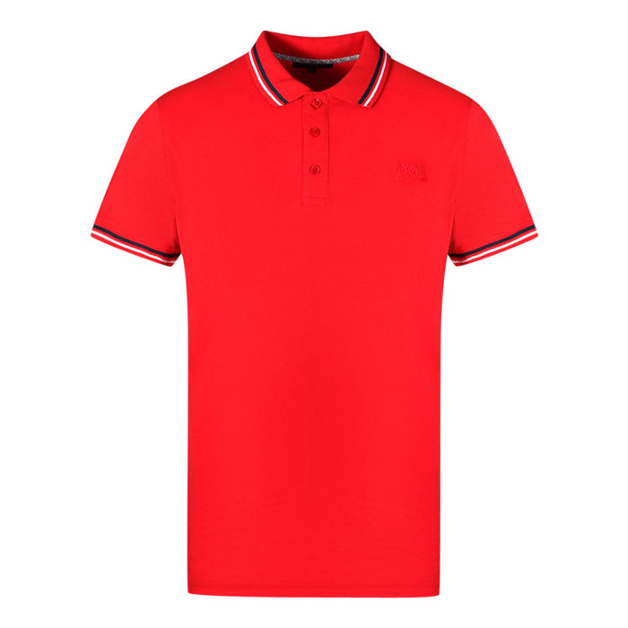 Cavalli Class Mens Polo Shirt Qxt64S Kb002 02000 Red