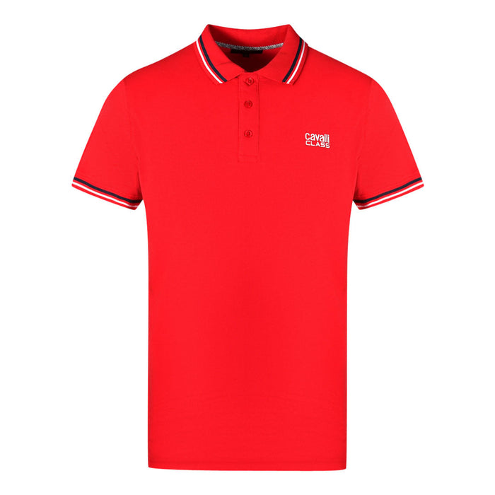 Cavalli Class Mens Polo Shirt Qxt64T Kb002 02000 Red