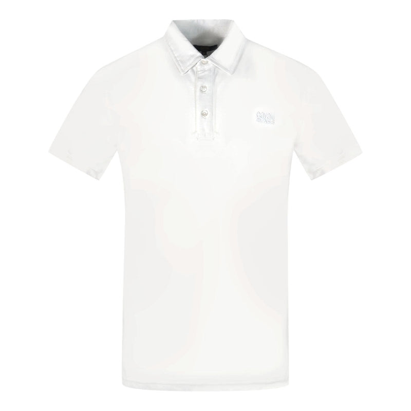 Cavalli Class Mens Polo Shirt Qxt64U Kb000053 00053 White