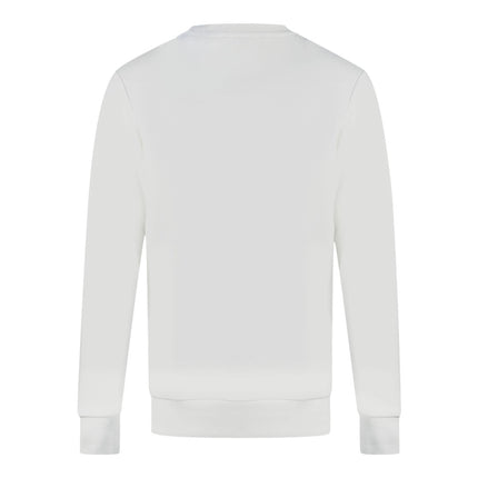 Diesel Reverse Logo White Sweater