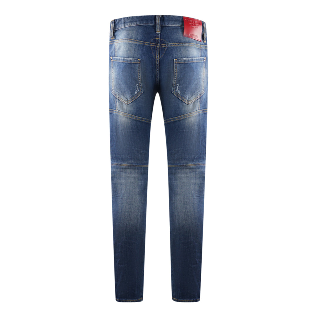 Dsquared2 Mens Jeans Tidy Biker S71Lb0873 S30342 470 Blue