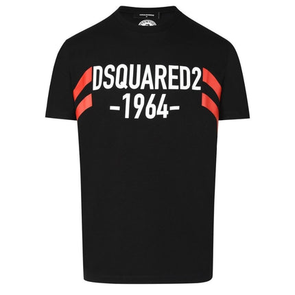 Dsquared2 S74GD0805 S22427 900 Black T-Shirt