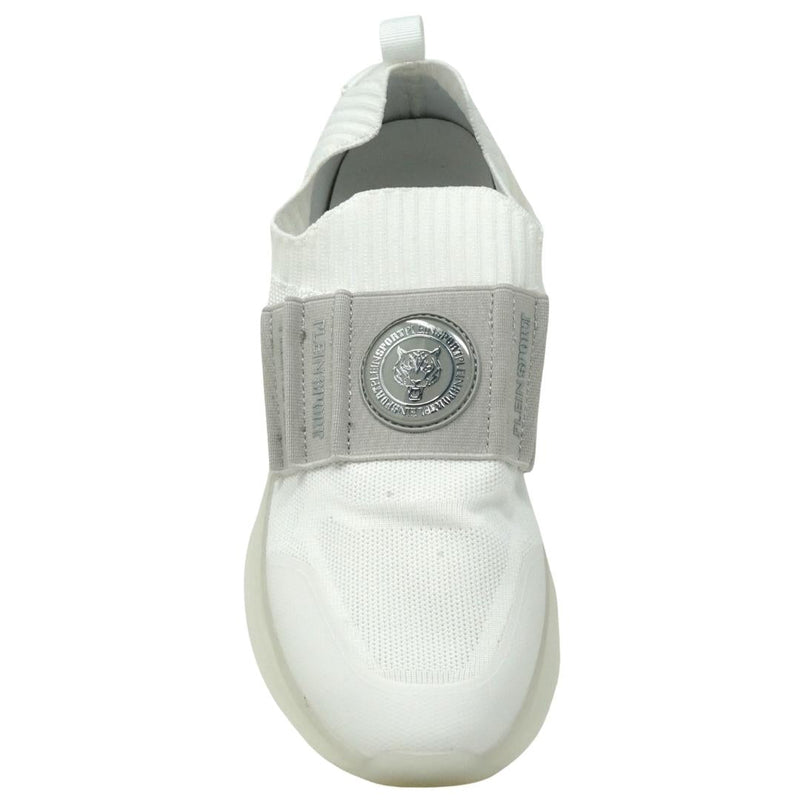 Plein Sport Logo Sock White Sneakers