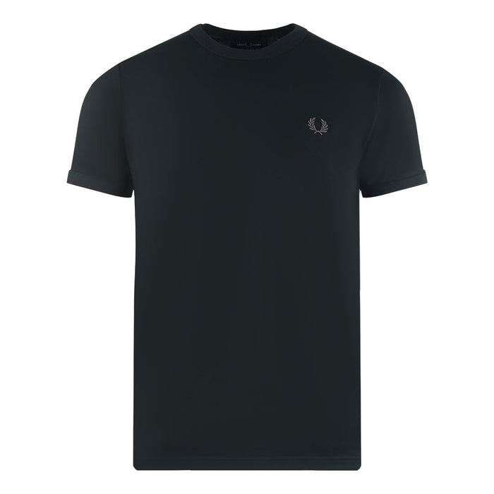 Fred Perry Mens Sm4162 102 T Shirt Black