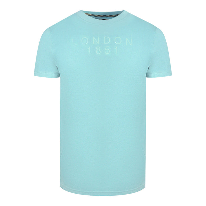 Aquascutum Mens T00123 78 T Shirt Sky Blue