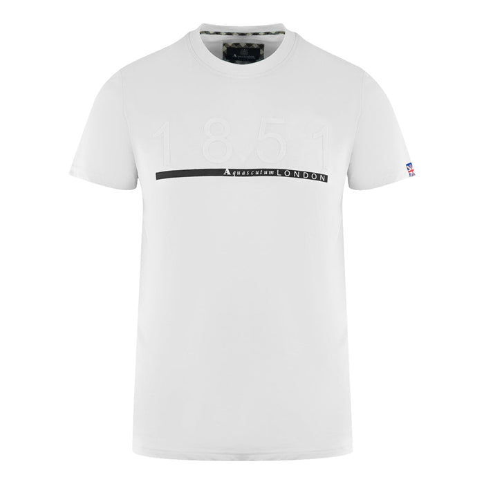 Aquascutum Mens T00223 01 T Shirt White