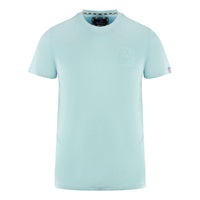 Aquascutum Mens T01023 78 T Shirt Sky Blue