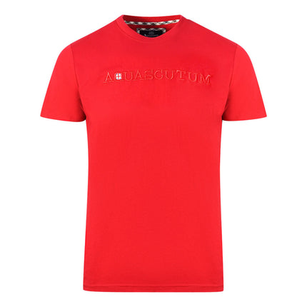 Aquascutum T01123 52 Red T-Shirt