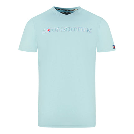 Aquascutum T01123 78 Sky Blue T-Shirt