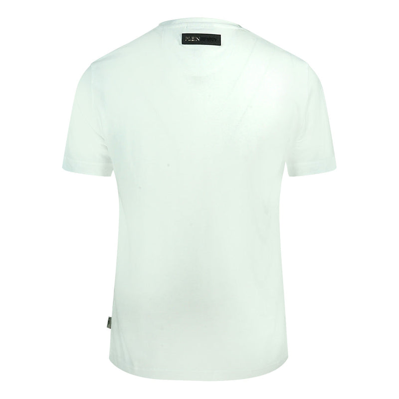 Plein Sport Scribble Layer Logo White T-Shirt S