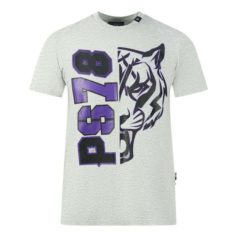 Plein Sport Mens T Shirt Tips125It 94 Grey