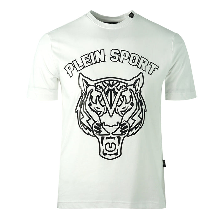 Philipp Plein Sport Mens Tips127It 01 T Shirt White