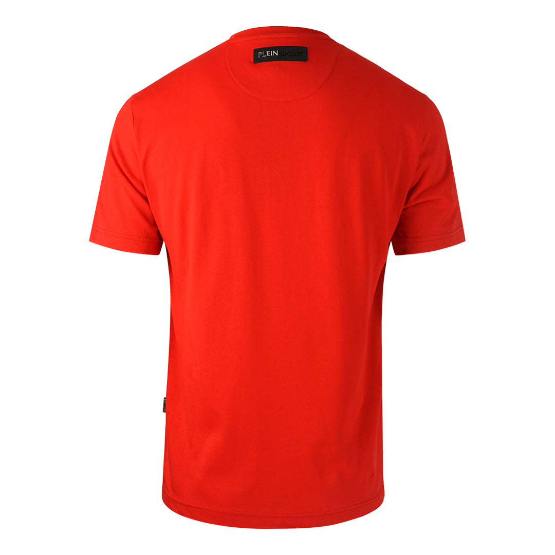 Plein Sport Tiger Head Logo Red T-Shirt M