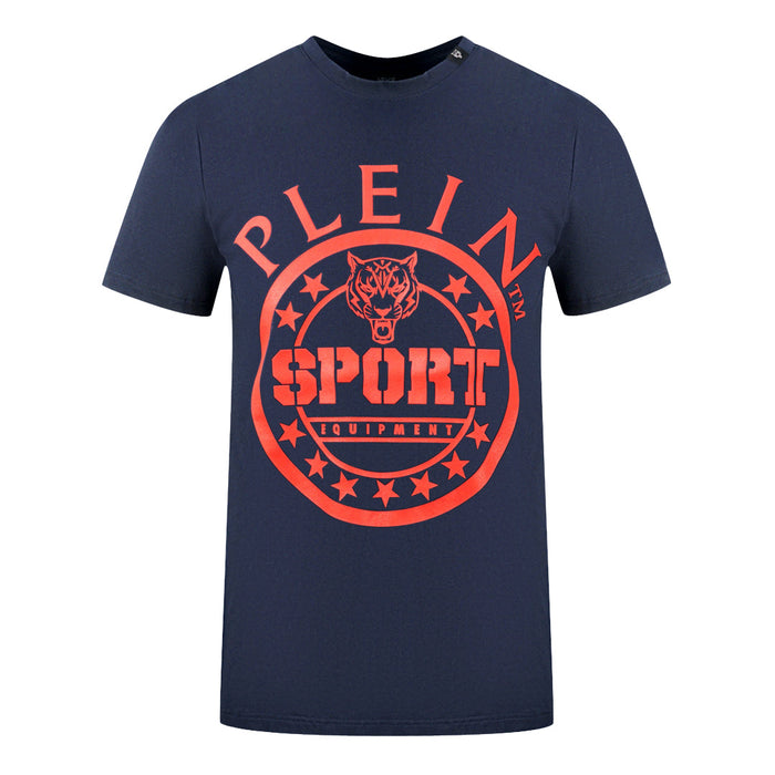 Plein Sport Mens T Shirt Tips128It 85 Navy Blue