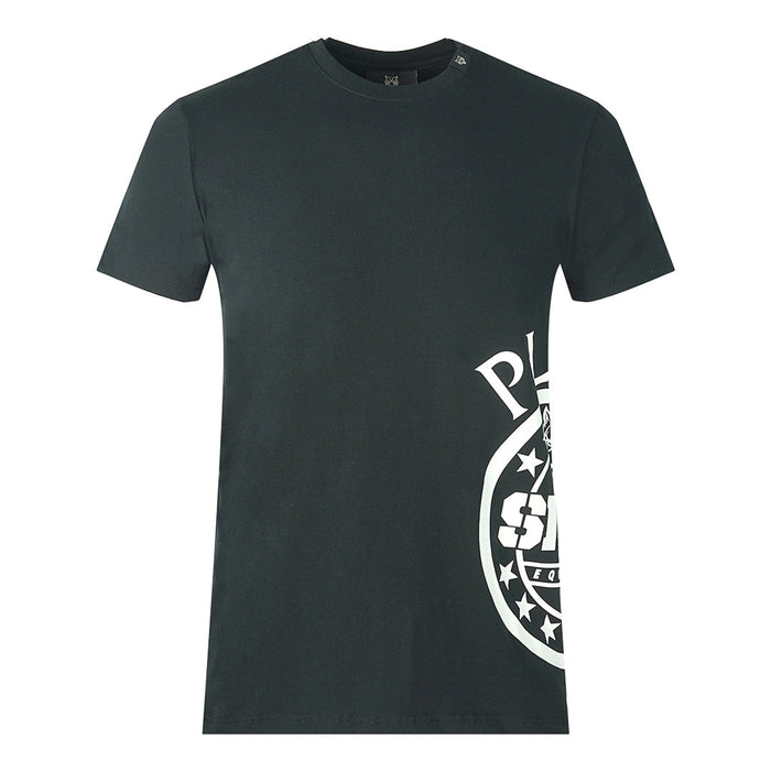 Plein Sport Side Logo Black T Shirt