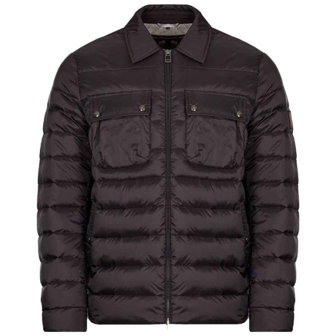 Belstaff Mens Tour Overshirt Jacket Black - Style Centre Wholesale