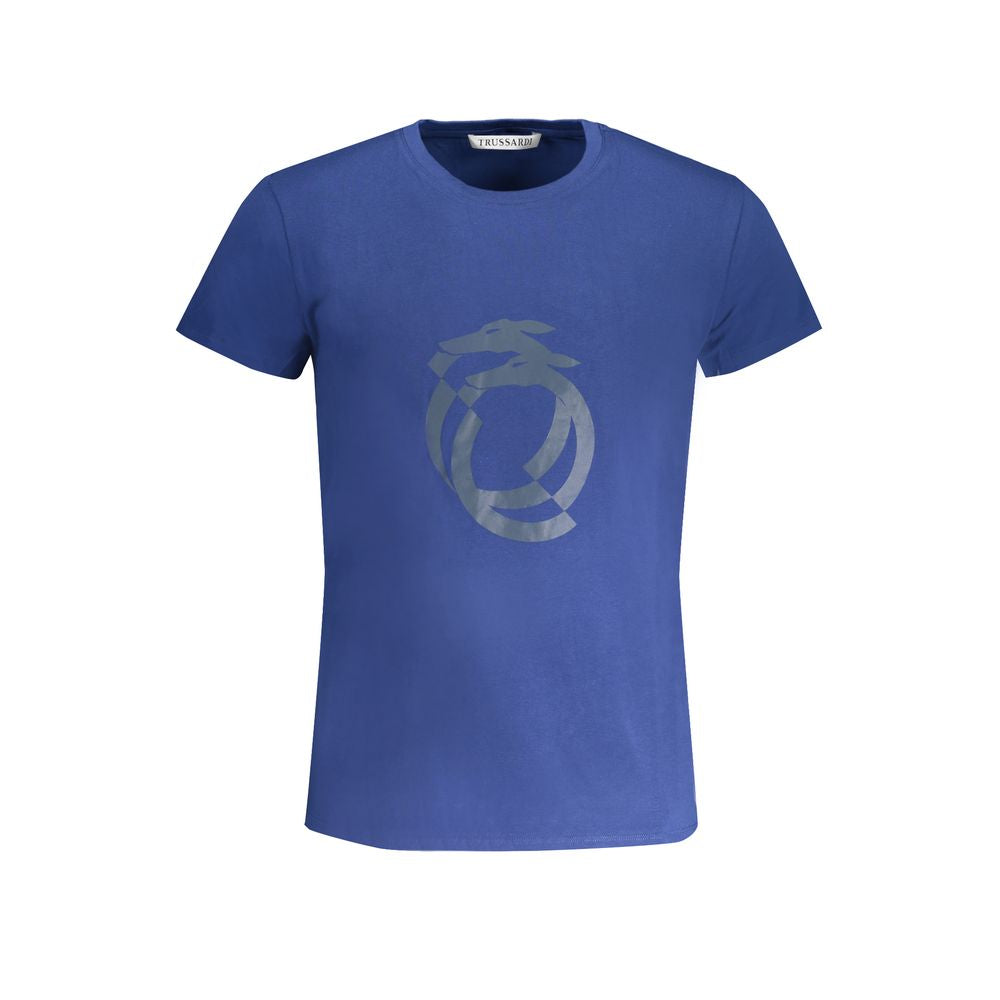 Trussardi Blue Cotton T-Shirt
