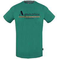 Aquascutum Mens Tsia02 32 T Shirt Green