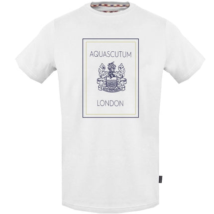 Aquascutum TSIA112 01 London Logo White T-Shirt
