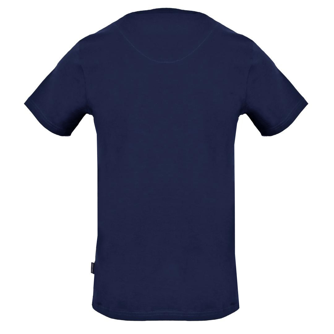 Aquascutum Mens Tsia126 85 T Shirt Blue