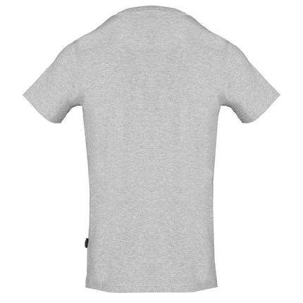 Aquascutum Brand Aldis Logo Grey T-Shirt