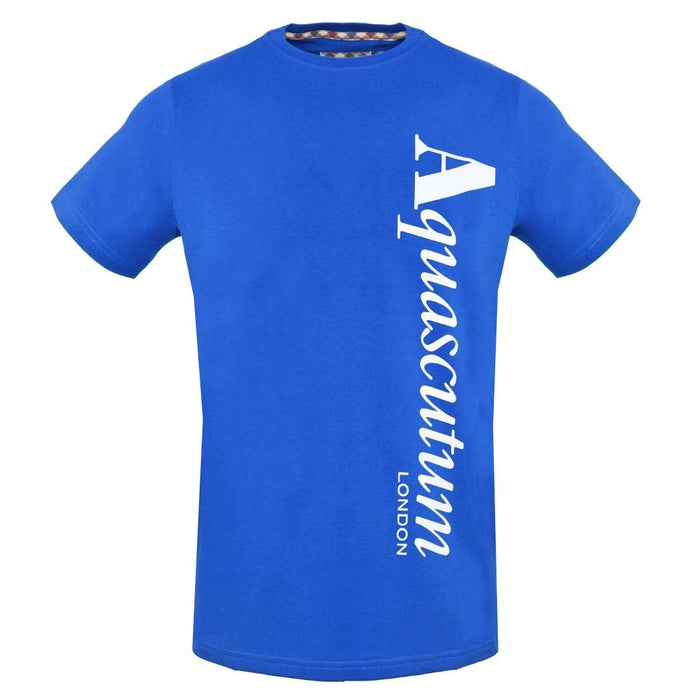 Aquascutum Mens Tsia18 81 T Shirt Blue