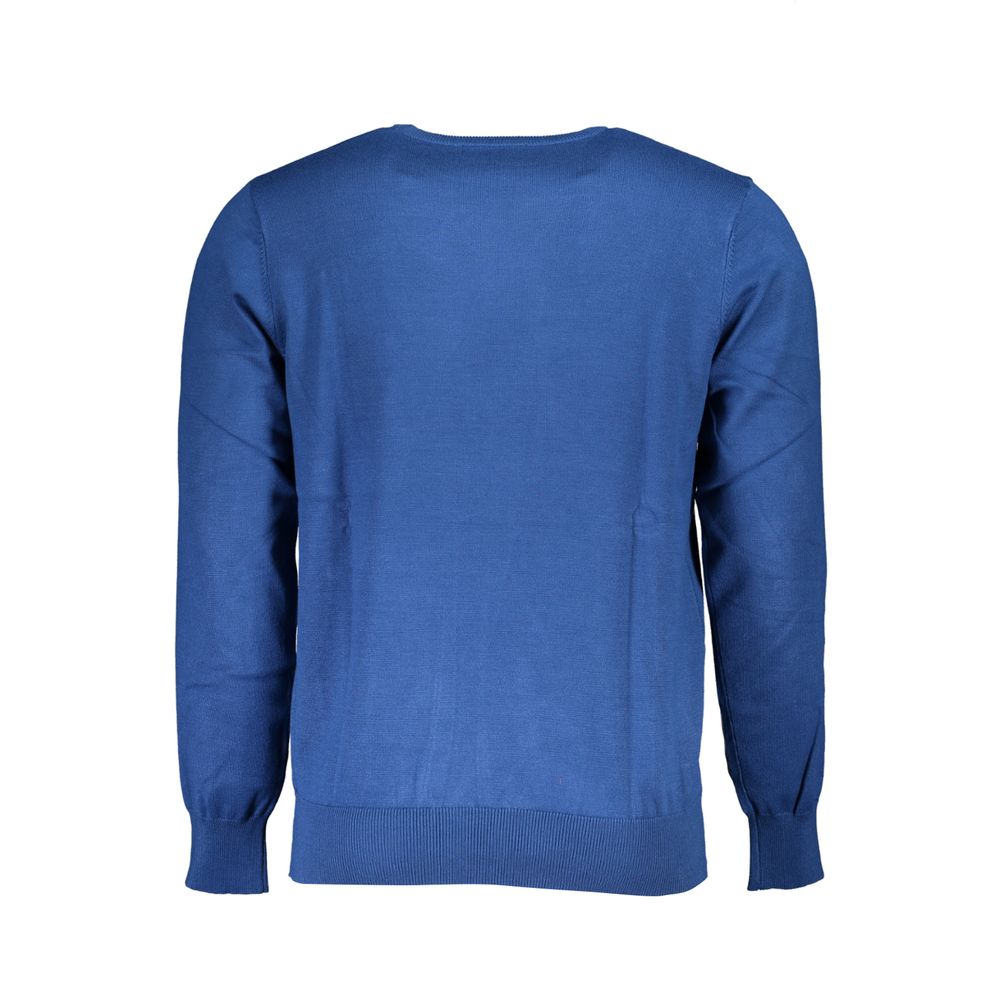 U.S. Grand Polo Blue Nylon Sweater