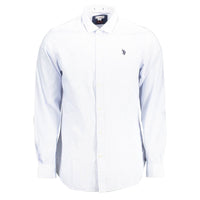 U.S. POLO ASSN. Slim Fit French Collar Embroidered Shirt