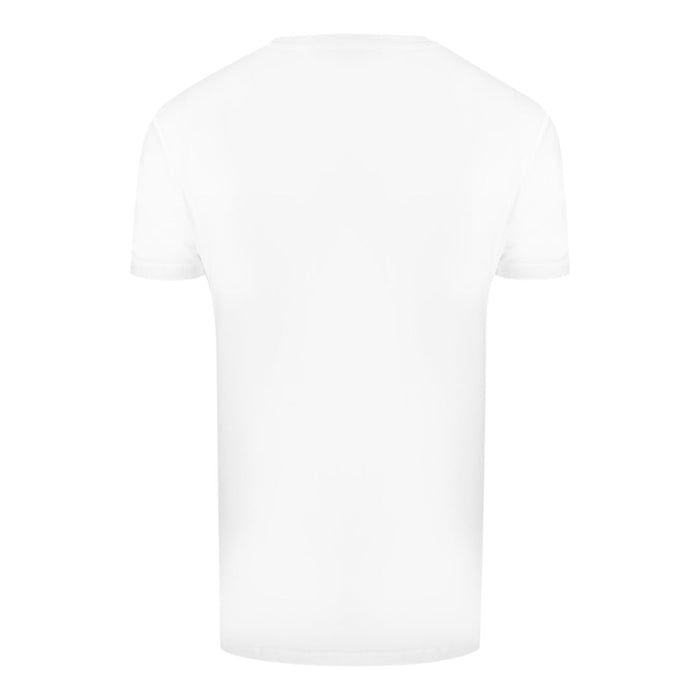 Philipp Plein Skull And Crossbones Chest Logo White Underwear T Shirt