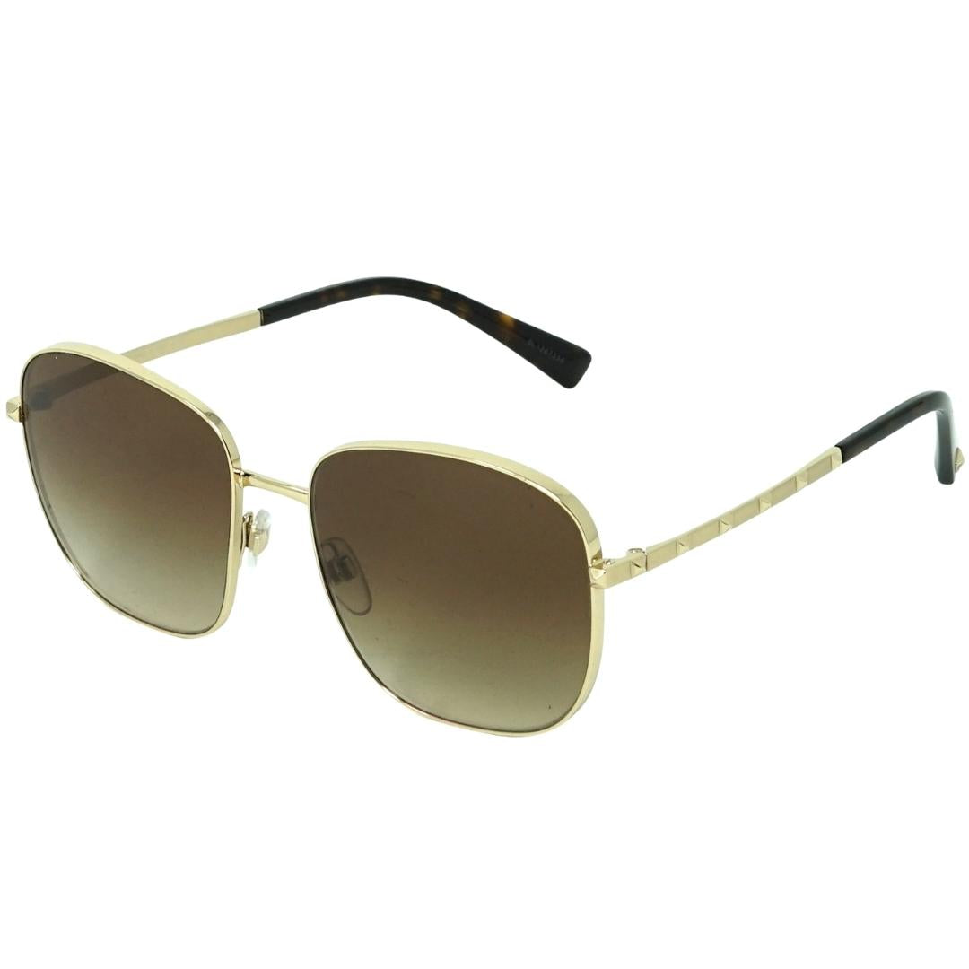 Valentino Womens Va2046 306713 Sunglasses Gold